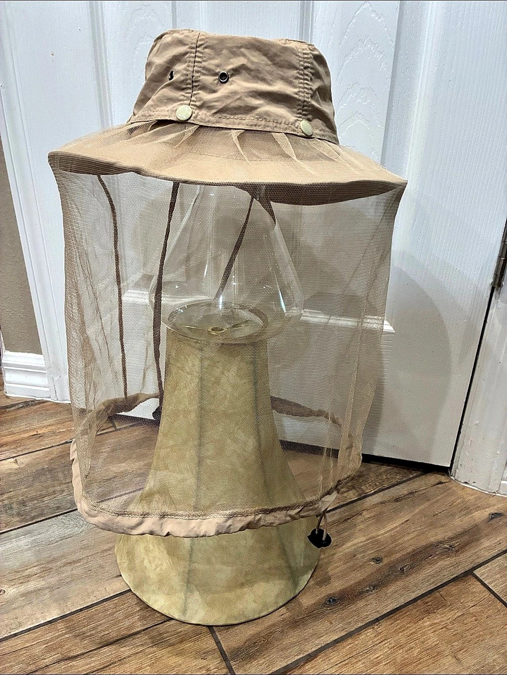 Brown Veil Sun Hat